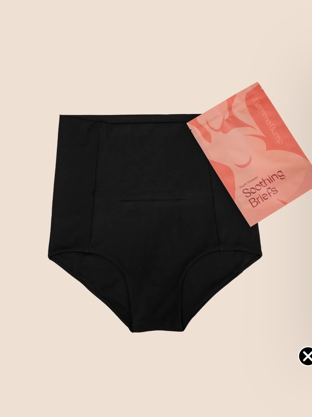 New Mammabump postpartum soothing briefs, 2 pack (small and medium)